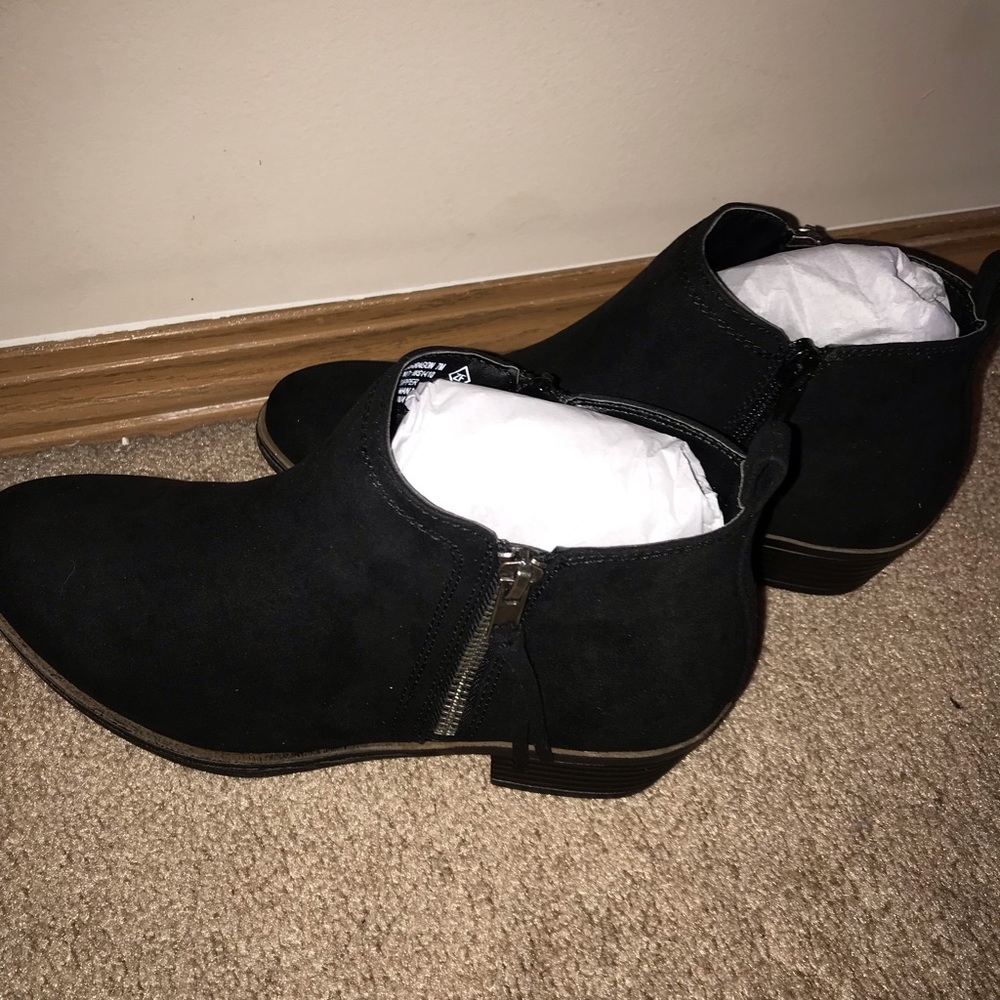 Black booties